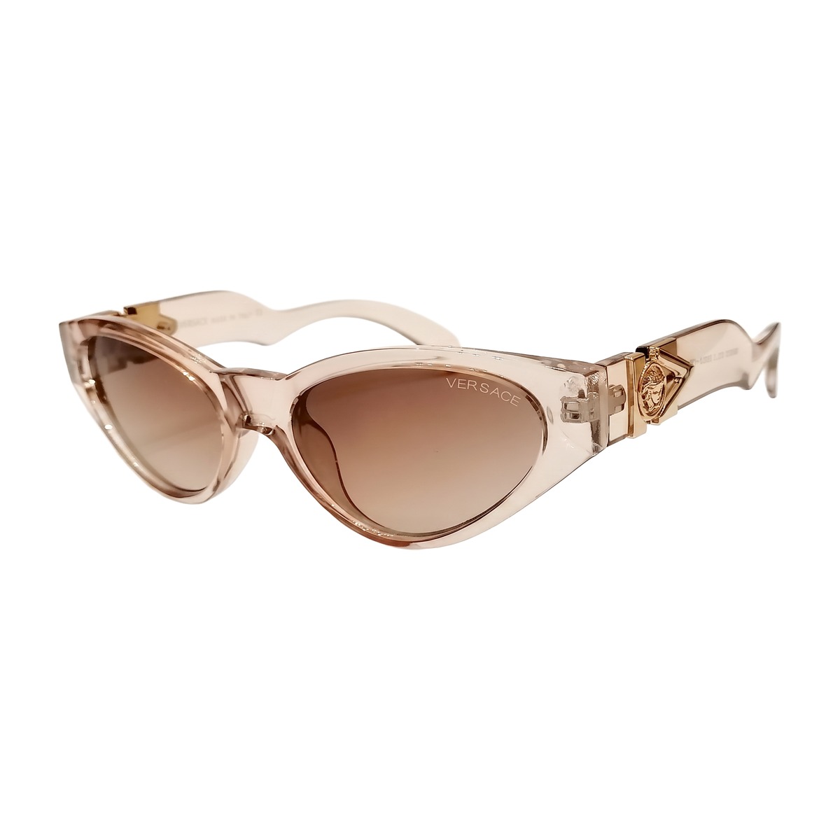 Versace Cat-Eye Nude Crystal